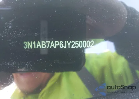 2018 Nissan Sentra S z USA, uszkodzony, nr VIN 3N1AB7AP6JY250002